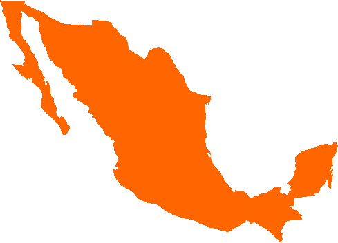 Map of Mexico