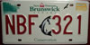 New Brunswick Conservation Salmon License Plate