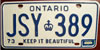Ontario Keep It Beautiful License Plate