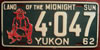 Yukon 1962 License Plate