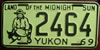 Yukon 1969 License Plate