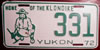 Yukon 1972 License Plate