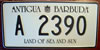 Antigua License Plate