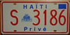 Haiti Caribbean Island License Plate