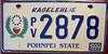 FSM Pohnpei Kaselehlie License Plate