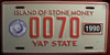 FSM Yap State License Plate