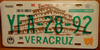 Veracruz Tajin Pyramid License Plate