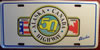 Alaska 50th Anniversary Alaska Canada Highway License Plate