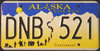 Alaska Gold Rush Centennial License Plate