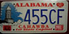 Alabama Cahawba State Capital License Plate