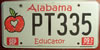 Alabama Educator License Plate
