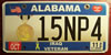 Alabama Iraq Veteran License Plate