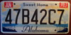Alabama Sweet Home License Plate