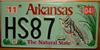 Arkansas Bass License Plate