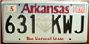 Arkansas Diamond License Plate