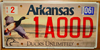 Arkansas Ducks Unlimited License Plate