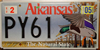 Arkansas Mallard Duck Wildlife Environmental License Plate
