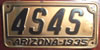 Arizona 1935 passenger car License Plate