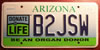 Arizona Organ Donor License Plate