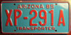 Arizona Transporter License Plate