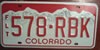 Colorado Fleet License Plate