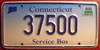 Connecticut Service Bus License Plate