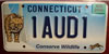 Connecticut Bobcat Wildlife License Plate