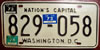 Washington D.C. License Plate
