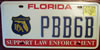 Florida PBA Support Law Enforcement License Plate