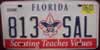 Florida Scouting Teaches Values License Plate