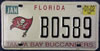 Florida Tampa Bay Buccaneers License Plate