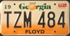 Georgia Peach License Plate