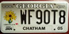 Georgia Wildflowers License Plate