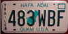 Guam Trailer License Plate