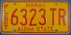 Hawaii Fleet License Plate
