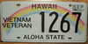 Hawaii Vietnam Veteran License Plate