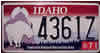 Idaho Sawtooth National Recreation Area License Plate