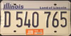 Illinois  License Plate