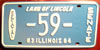 Illinois Senate Senator License Plate