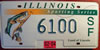 Illinois Trout License Plate