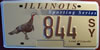 Illinois Turkey License Plate