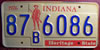 Indiana Bicentennial License Plate