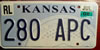 Kansas State Seal License Plate