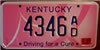 Kentucky Drive for the Cure Breast Cancer License Plate