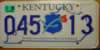 Kentucky Law Enforcement License Plate