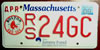 Massachusetts Boston Red Sox baseball  License Plate