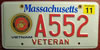Massachusetts Vietnam Veteran License Plate