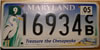 Maryland Redesigned Chesapeake License Plate