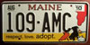 Maine Respect Love Adopt Pets License Plate