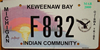 Michigan Keweenaw Bay Ojibwa Tribe Indian License Plate